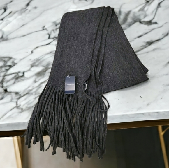 Lucky Brand Gray Fringed Scarf - OS - Picture 3 of 6